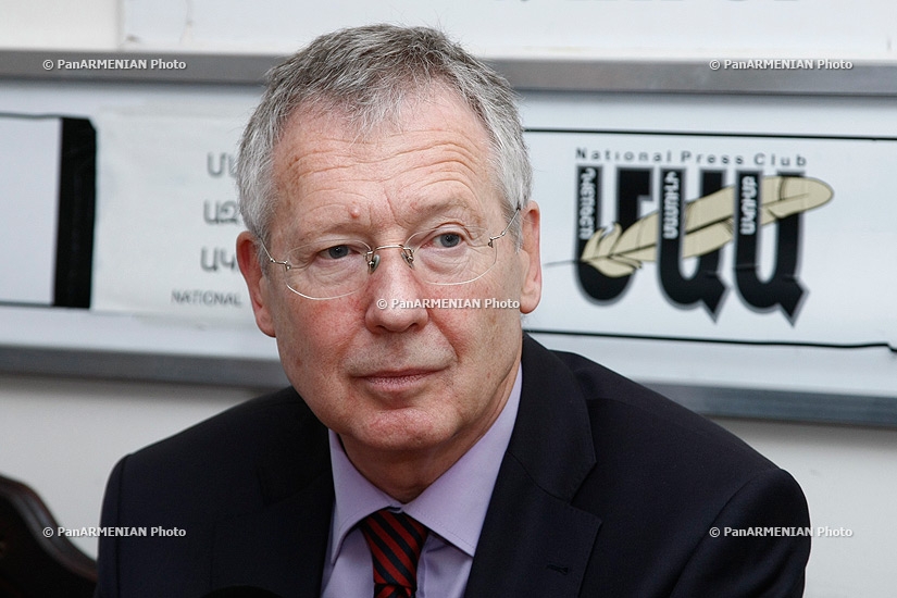 Press conference of Rainer Morel, Ambassador of Germany to Armenia