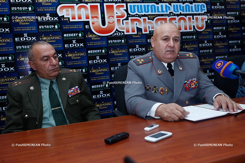 Press conference of Grisha Sargsyan and Aram Hakobyan
