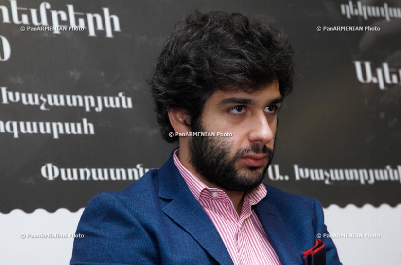 Press conference of oboe player Alexei Ogrintchouk and Sergey Smbatyan