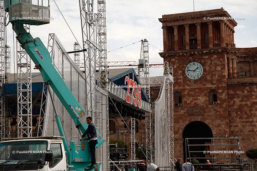 Erebuni-Yerevan 2795: Preparatory works