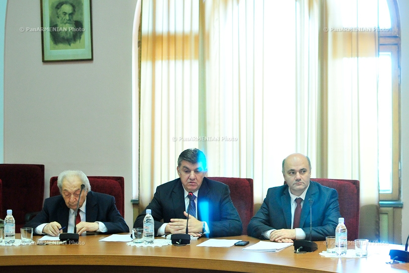Press conference of Ara Abrahamian, the President of World Armenian Congress and  the Union of Armenians of Russia