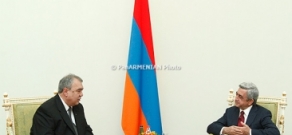 The newly appointed Ambassador of Turkmenistan to Armenia Gurbannazar Nazarov  presented his credentials to RA President Serzh Sargsyan