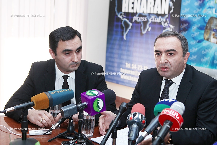 Пресс-конференция Армана Араратяна, Бабкена Пипояна и Донары Алексанян