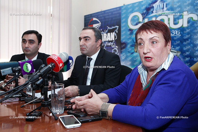 Press conferenc eof Arman Araratyan, Babken Pipoyan and Donara Alexanyan