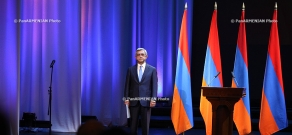 Президент Армении Серж Саргсян принял участие в торжественном заседании, посвящённом 70-летию Национальной академии наук РА
