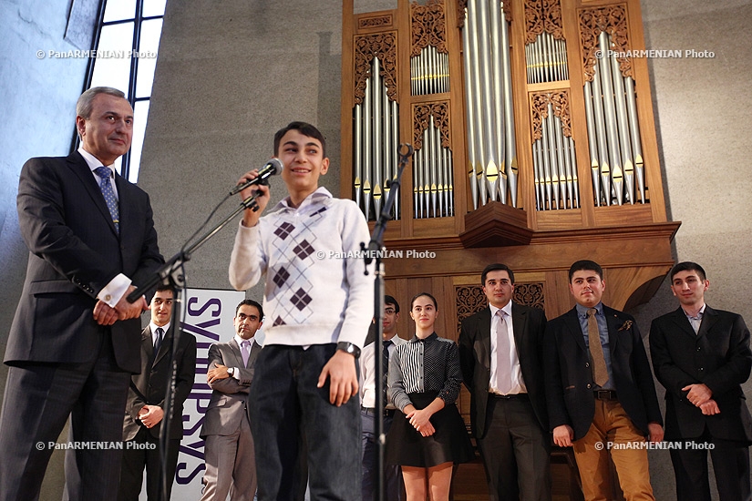 Awarding ceremony of 8th International Microelectronics Olympiad of Armenia