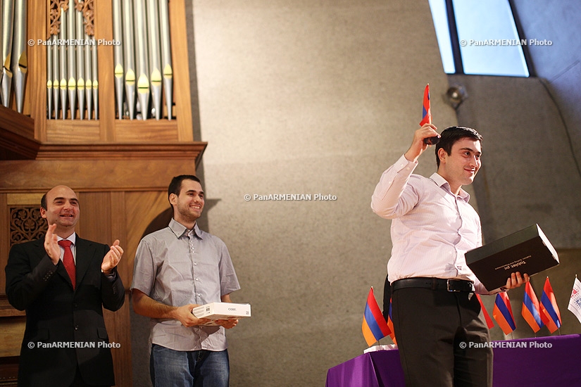 Awarding ceremony of 8th International Microelectronics Olympiad of Armenia