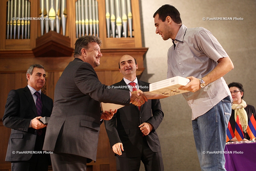 Awarding ceremony of 8th International Microelectronics Olympiad of Armenia