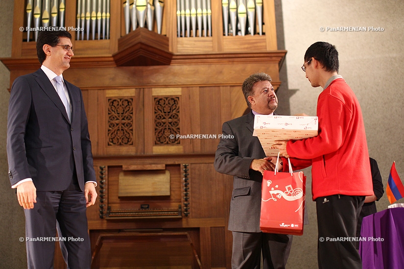 Awarding ceremony of 8th International Microelectronics Olympiad of Armenia