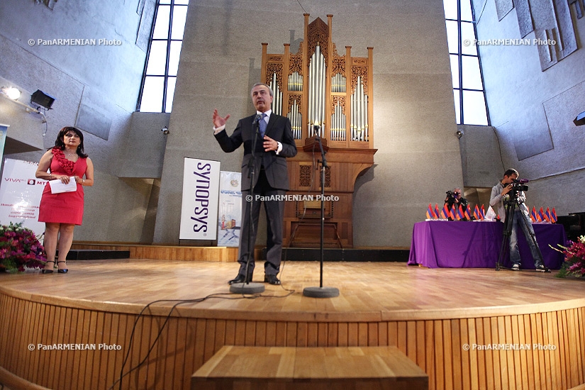 Awarding ceremony of 8th International Microelectronics Olympiad of Armenia