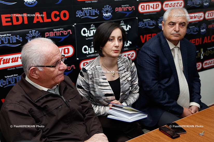 Press conference of Vahan Shirkhanyan and Azat Arshakyan