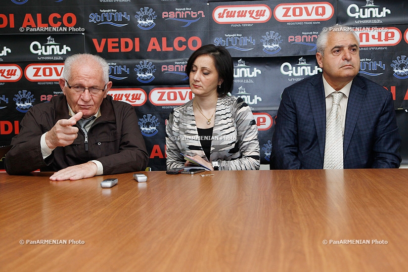 Press conference of Vahan Shirkhanyan and Azat Arshakyan