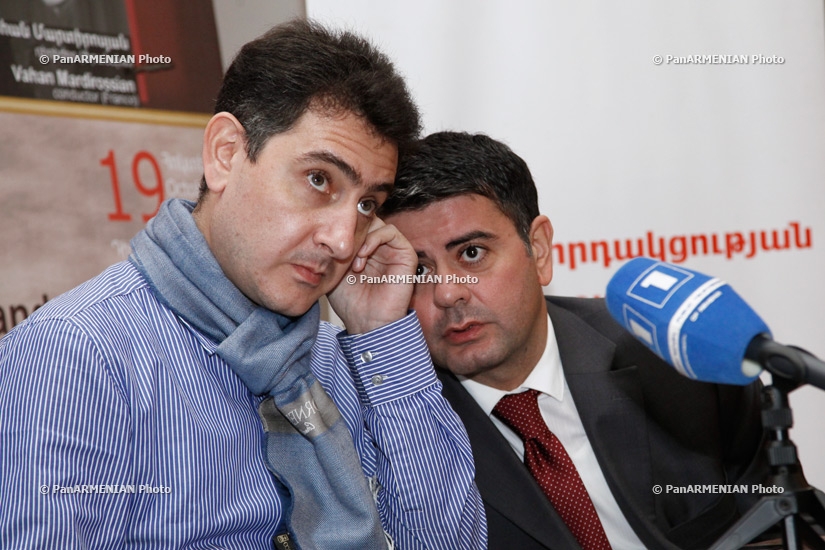 Press conference on closing concert o7th International Music Festival, dedicated to the 110th anniversary of Aram Khachaturian