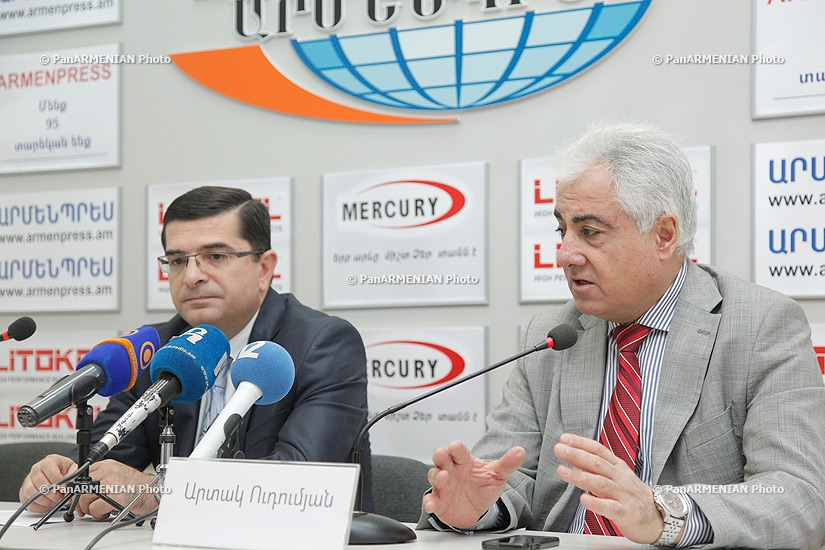 Пресс-конференция, посвященная посвященная 3-ей международной ювелирной выставке «Yerevan Show-2013»