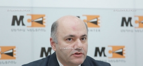 Пресс-конференция заместителя председателя партии «Оринац еркир» Мгера Шахгельдяна