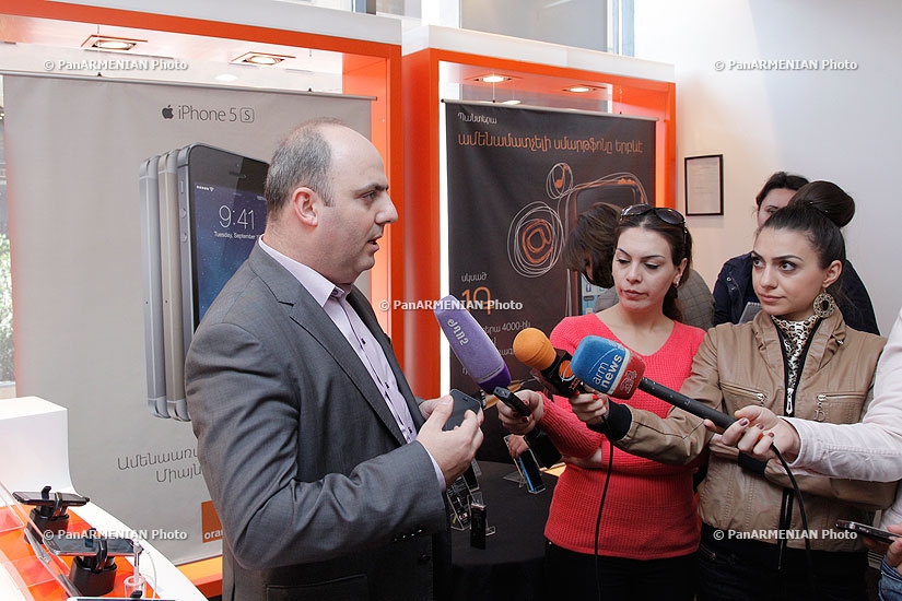 Orange Armenia held a presentation of iPhone 5S and 5C 