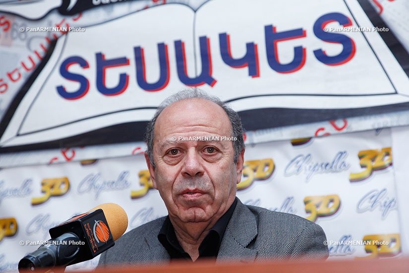 Press conference of Painters' Union President Karen Aghamyan