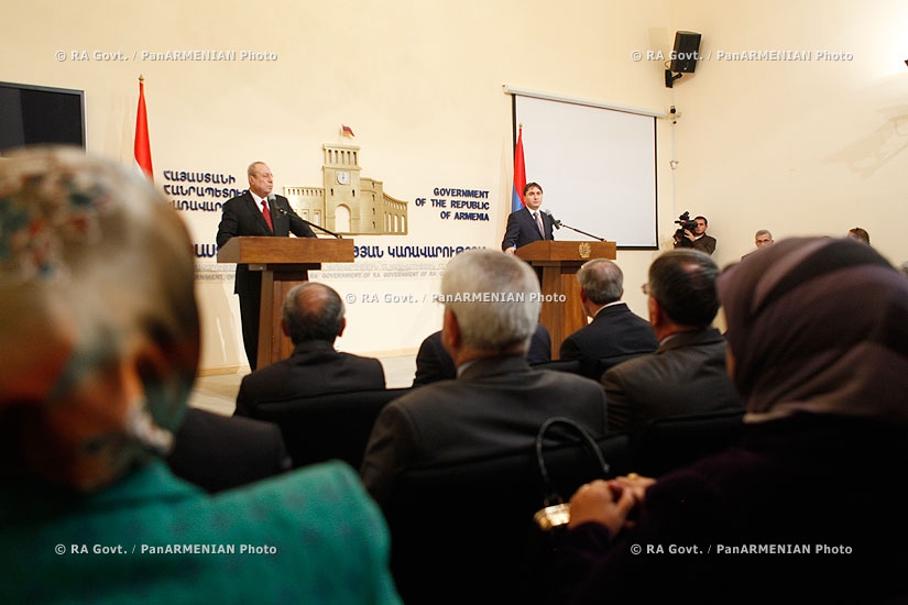 RA Govt.: Joint press conference of Deputy PMs of Iraq and Armenia Rowsch Nuri Shaways and Armen Gevorgyan
