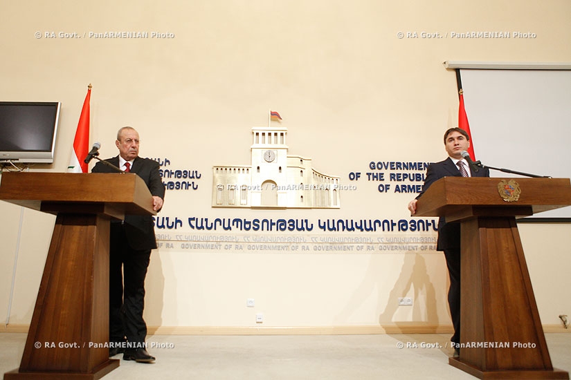 RA Govt.: Joint press conference of Deputy PMs of Iraq and Armenia Rowsch Nuri Shaways and Armen Gevorgyan