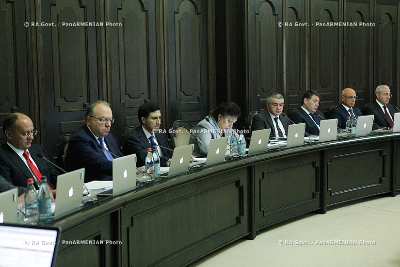 Правительство РА: Заседание Правительства