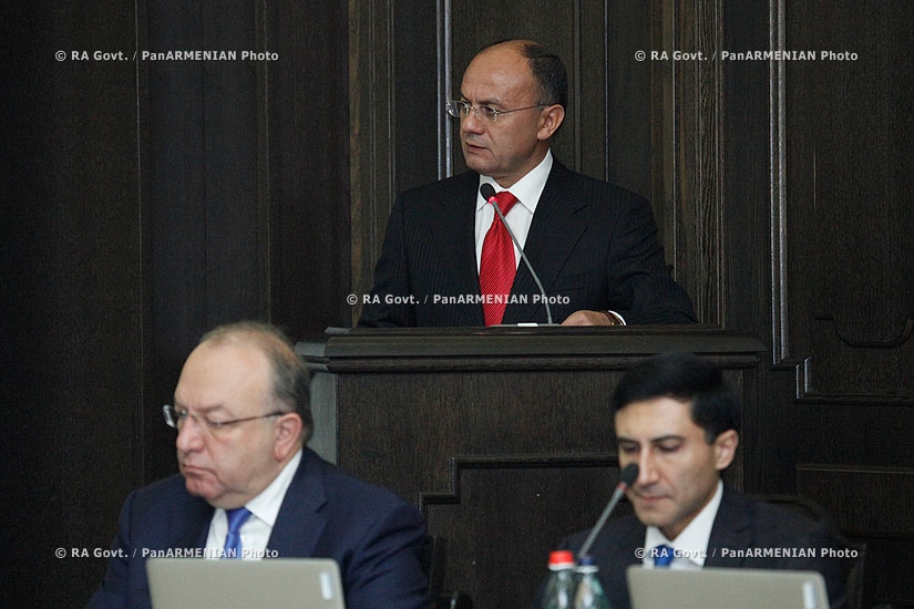 Правительство РА: Заседание Правительства