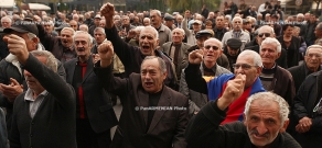 Митинг воинов-освободителей на площади Свободы 