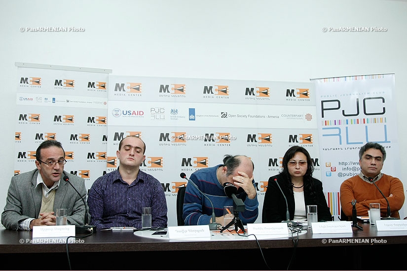 Пресс-конференция Давида Григоряна, Самвела Мартиросяна, Артура Сакунца и Эдгара Варданяна