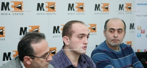 Пресс-конференция Давида Григоряна, Самвела Мартиросяна, Артура Сакунца и Эдгара Варданяна