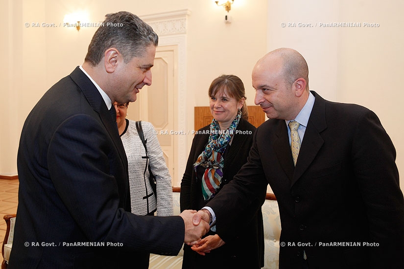 RA Govt.: Prime minister Tigran Sargsyan receives representatives of the international charity organization «Heifer Project International»