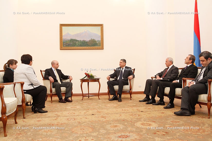 RA Govt.: Prime minister Tigran Sargsyan receives representatives of the international charity organization «Heifer Project International»