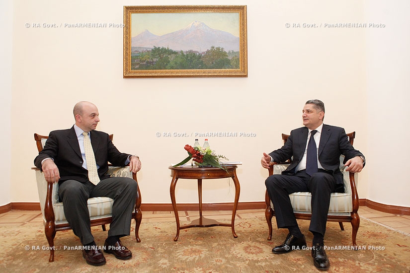 RA Govt.: Prime minister Tigran Sargsyan receives representatives of the international charity organization «Heifer Project International»