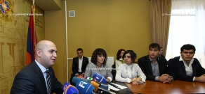 Встреча Министра образования и науки РА Армена Ашотяна с представителями органов студенческого самоуправления вузов
