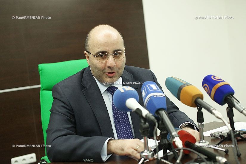 Press conference of Tigran Jrbashyan