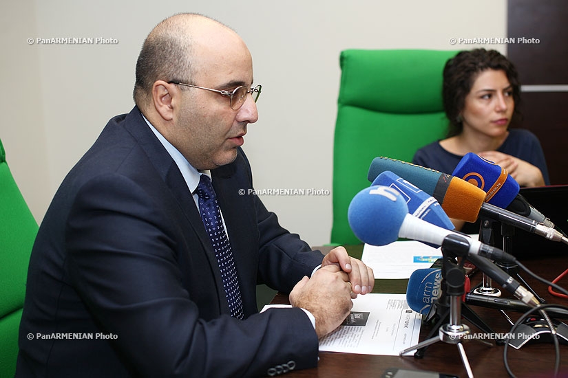 Press conference of Tigran Jrbashyan