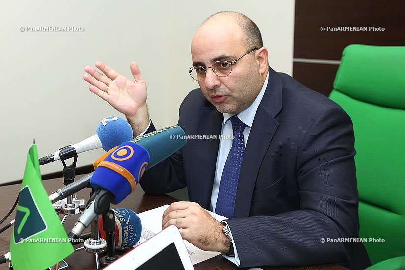 Press conference of Tigran Jrbashyan