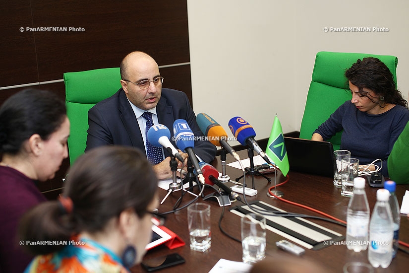 Press conference of Tigran Jrbashyan