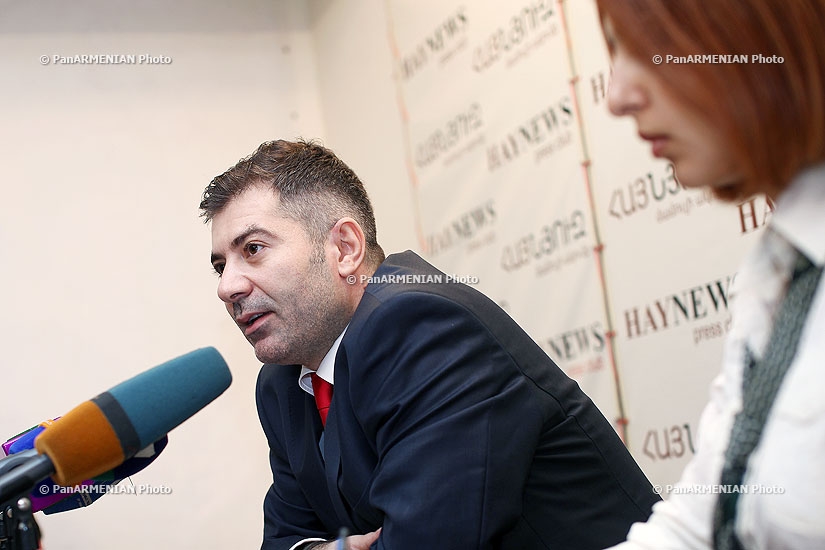 Пресс-конференция исполнительного директора Фонда национальной конкурентоспособности Армении Армана Хачатуряна