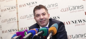 Пресс-конференция исполнительного директора Фонда национальной конкурентоспособности Армении Армана Хачатуряна