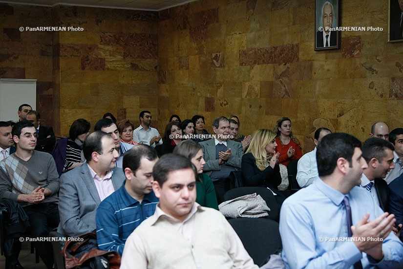 Grant certificates handed to winners of the program of assistance to young scientists’ researches 
