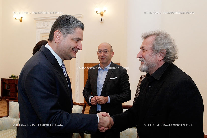 RA Govt. Prime minister Tigran Sargsyan receives Boris Eifman, People's Artist of Russia