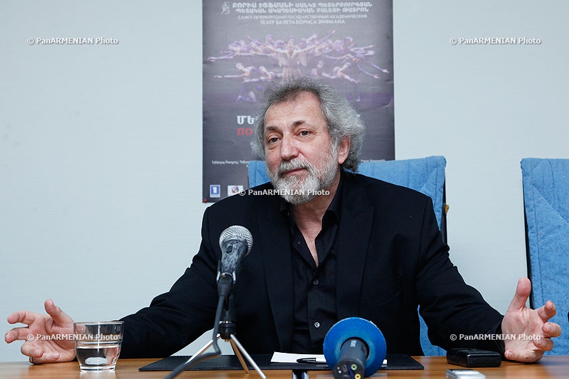 Press conference of People's Artist of Russia Boris Eifman