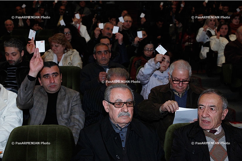 15th congress of Armenian Theatrical Figures' Union