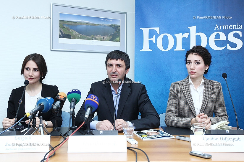Press conference on the launch of the Armenian edition of Forbes