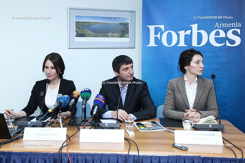 Press conference on the launch of the Armenian edition of Forbes