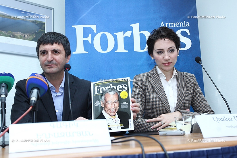  Forbes Հայաստան ամսագրի պաշտոնական մեկնարկին նվիրված մամուլի ասուլիս
