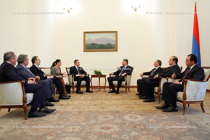 Правительство РА: Премьер-министр Тигран Саркисян принял редставителей итальянского холдинга «Тото»