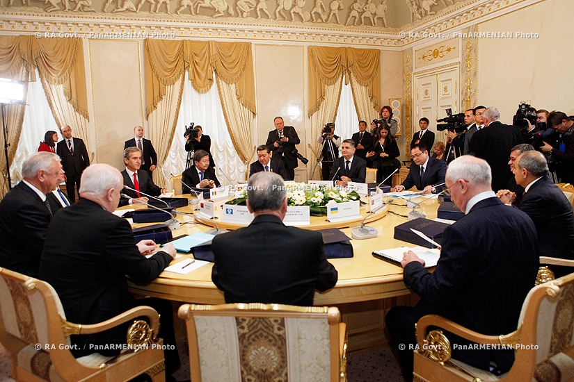 RA Govt. Prime minister Tigran Sargsyan  participates in a CIS Council of Heads of Government meeting