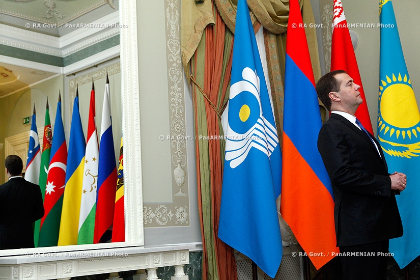 RA Govt. Prime minister Tigran Sargsyan  participates in a CIS Council of Heads of Government meeting