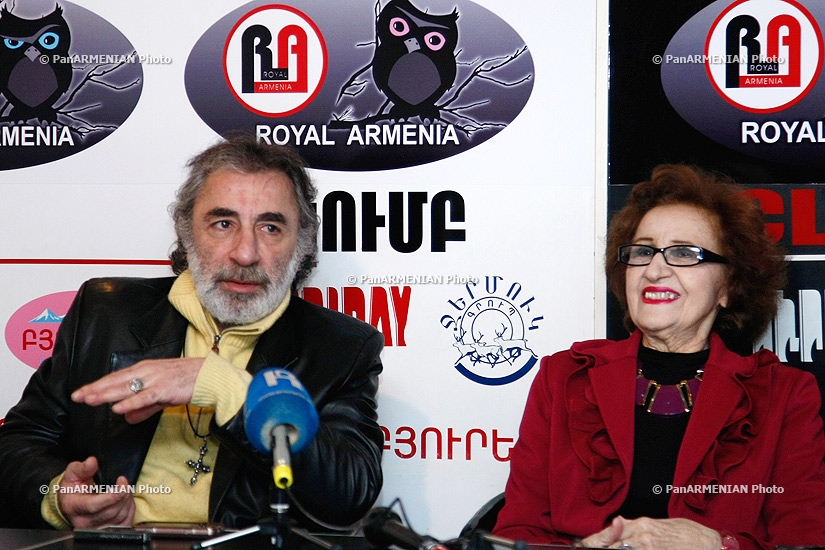 Пресс-конференция Самвела Саркисяна, Жени Нерсисяна и Маро Мадоян-Аладжаджян