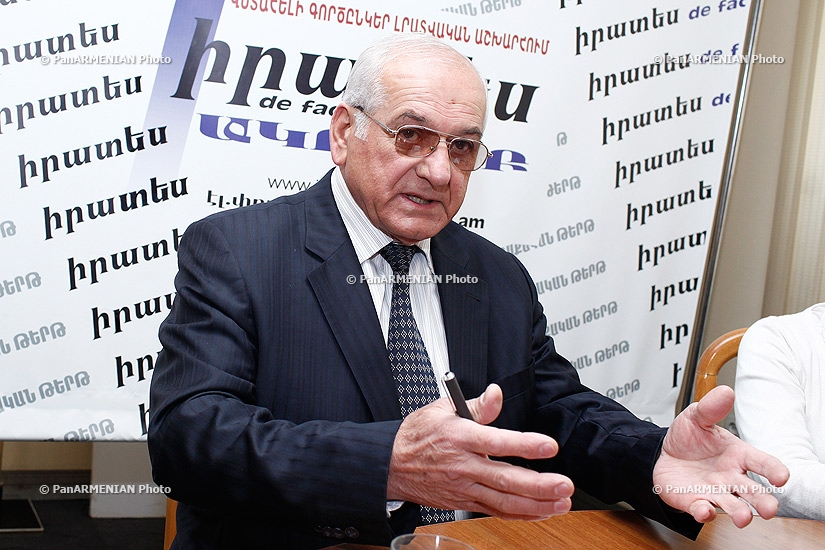 Press conference of Garnik Margaryan, the head of Homeland and Honor party